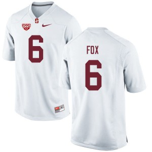 Mens Cardinal #6 Andres Fox White Player Jersey 560579-311