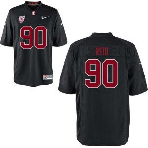 Mens Stanford #90 Gabe Reid Black Football Jersey 560537-661