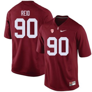 Men Stanford #90 Gabe Reid Cardinal NCAA Jerseys 952982-732