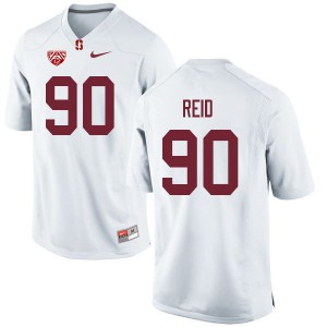 Men Stanford #90 Gabe Reid White Official Jersey 843910-897
