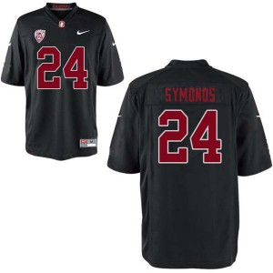 Mens Stanford #24 Jay Symonds Black Football Jersey 408412-428