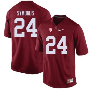 Men's Stanford #24 Jay Symonds Cardinal Stitch Jerseys 928582-645
