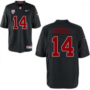 Mens Stanford #14 Cameron Buzzell Black Football Jerseys 180551-262
