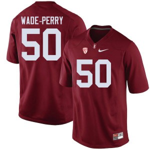 Mens Stanford #50 Dalyn Wade-Perry Cardinal Stitch Jersey 820837-801