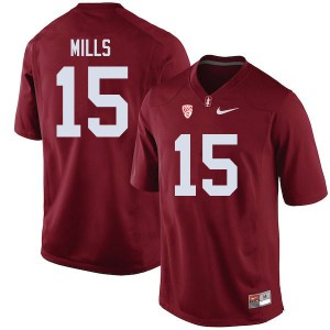 Men Stanford #15 Davis Mills Cardinal NCAA Jerseys 697865-420