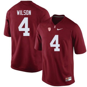 Men's Stanford #4 Michael Wilson Cardinal Football Jerseys 317870-414