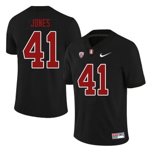 Mens Stanford #41 Brandon Jones Black Official Jerseys 702333-900
