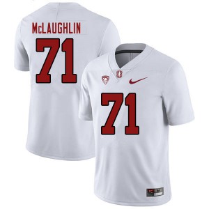Men Stanford #71 Connor McLaughlin White Player Jersey 169270-754