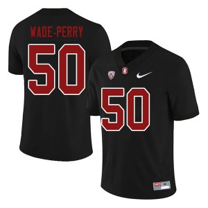 Men Stanford University #50 Dalyn Wade-Perry Black Embroidery Jersey 760993-177