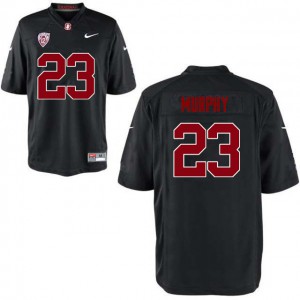 Men Stanford University #23 Alameen Murphy Black Player Jersey 589285-967