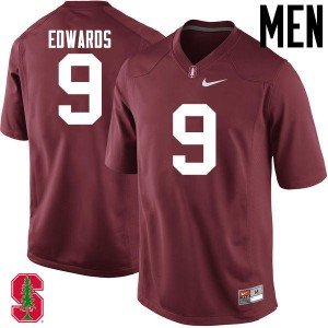 Men Stanford University #9 Ben Edwards Cardinal Stitch Jersey 839226-491