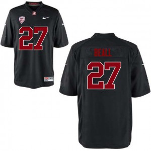 Men Stanford University #27 Charlie Beall Black Stitched Jerseys 707375-235