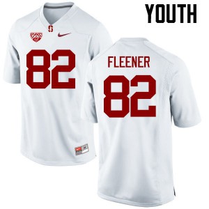 Youth Stanford University #82 Coby Fleener White Alumni Jersey 630807-665