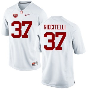 Men Cardinal #37 Collin Riccitelli White Player Jerseys 996244-464