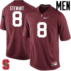 Men's Stanford #8 DOnald Stewart Cardinal College Jersey 719759-881