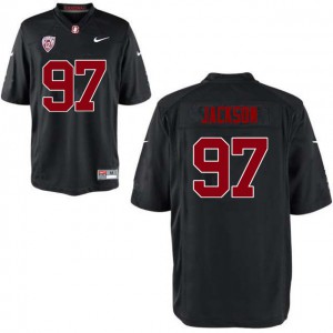 Mens Stanford University #97 Dylan Jackson Black Stitched Jerseys 710302-272