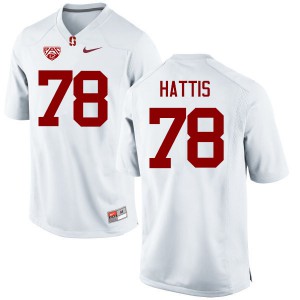 Mens Stanford University #78 Henry Hattis White High School Jerseys 952082-620