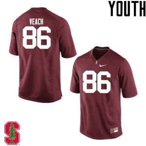 Youth Stanford #86 Lane Veach Cardinal Player Jersey 789246-392