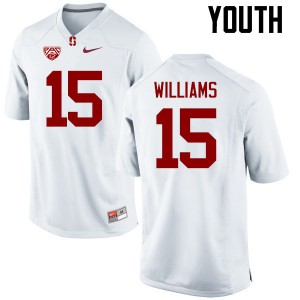 Youth Cardinal #15 Reagan Williams White Alumni Jerseys 651052-207