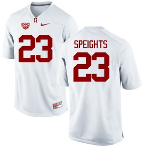 Mens Stanford Cardinal #23 Trevor Speights White Stitched Jerseys 832801-182