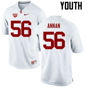 Youth Cardinal #56 Wesley Annan White NCAA Jersey 576109-162
