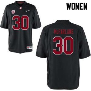 Womens Stanford Cardinal #30 Cameron McFarlane Black Stitched Jerseys 695707-244