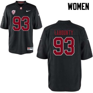 Womens Stanford #93 Trey LaBounty Black Alumni Jersey 667351-238
