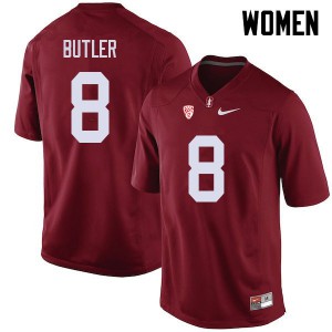 Women Stanford #8 Treyjohn Butler Cardinal Player Jersey 282551-217