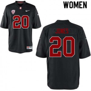 Women's Cardinal #20 Austin Jones Black Alumni Jerseys 348620-286