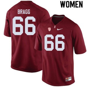 Women's Stanford University #66 Branson Bragg Cardinal High School Jersey 711324-422