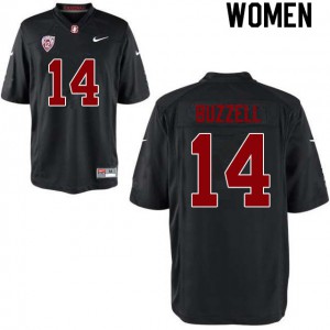 Women's Stanford #14 Cameron Buzzell Black High School Jerseys 484733-999