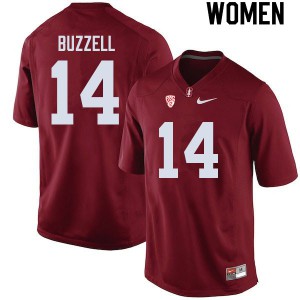 Women Stanford #14 Cameron Buzzell Cardinal Official Jersey 205770-864