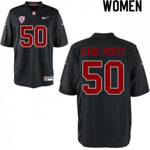 Women Stanford Cardinal #50 Dalyn Wade-Perry Black NCAA Jersey 364165-212