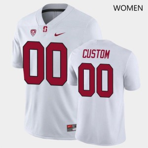 Womens Stanford Cardinal #00 Custom White Alumni Jersey 286208-182