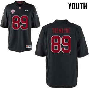 Youth Stanford #89 Brycen Tremayne Black Stitch Jersey 753540-508