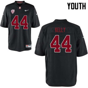 Youth Stanford #44 Caleb Kelly Black NCAA Jersey 306839-586