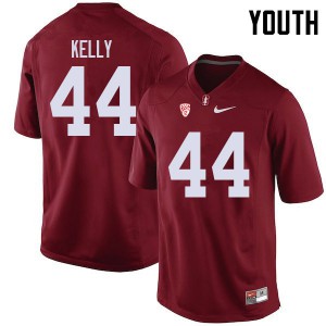 Youth Stanford University #44 Caleb Kelly Cardinal Stitch Jerseys 575779-672