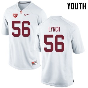 Youth Stanford Cardinal #56 Jake Lynch White Football Jerseys 839484-983