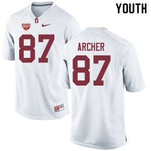 Youth Cardinal #87 Bradley Archer White Stitched Jerseys 995499-726