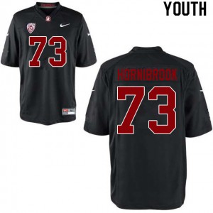 Youth Stanford Cardinal #73 Jake Hornibrook Black Player Jerseys 919235-577