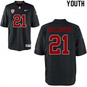 Youth Cardinal #21 Kendall Williamson Black Stitched Jerseys 948744-914