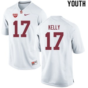 Youth Stanford #17 Kyu Blu Kelly White College Jersey 985909-421