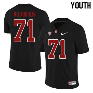 Youth Cardinal #71 Connor McLaughlin Black Embroidery Jerseys 253397-440