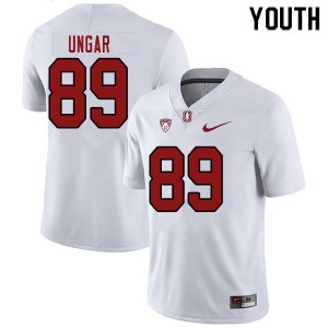 Youth Stanford University #89 Lukas Ungar White Alumni Jersey 883642-874