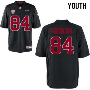 Youth Stanford #84 Colby Parkinson Black College Jersey 265099-761