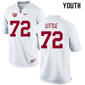 Youth Stanford #72 Walker Little White Embroidery Jersey 662834-198